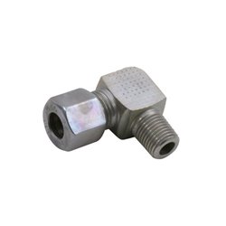 Przyłącze 90 stopni, gwint przyłącza 1/8"BSPT-gwint złącza 8X1,0 -4LL Voss 1744LLRK18