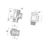 Przyłącze 90 stopni, gwint przyłącza 1/4"BSP-gwint złącza 12x1,5 -6L Voss 8719607002745