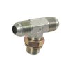 Przyłącze trójnikowe poziome, gwint przyłącza 1/4"BSP-gwint złącza 9/16"JIC Alfagomma 2120904
