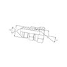 Złącze hydrauliczne BA, gwint zewnętrzny 9/16"JIC -nakrętka 1/4"BSP Burnett & Hillman VNJBW0904