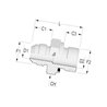 Przyłącze B, gwint przyłącza 3/4"BSP -gwint złącza 7/8"JIC Alfagomma 1201412WD