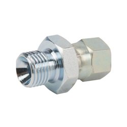 Przyłącze E, gwint przyłącza 1/4"-gwint złącza 7/16"JIC Burnett & Hillman 134JW0407