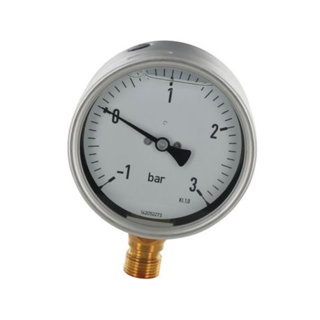 Manometr O100 -1-+3bar 1" dół MAV1000130L08SSGF