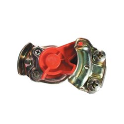 Złacze pneumatyczne czerwone 2-obw.,M22x1,5