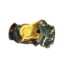 Złacze pneumatyczne 2-obw., żółte M22x1,5