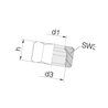 Nakrętka M26x1,5 18L MV18L Voss 8716106788316