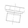 Złącze reukcyjne gwint zewnętrzny 1/4"BSP-gwint wewnetrzny 1/2"BSP Voss REDR1412WD
