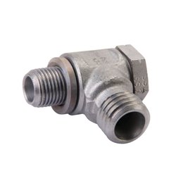 Przyłącze 90 stopni, gwint przyłącza 3/8"BSP-gwint złącza 16x1,5 -10L Voss 248S10LR38