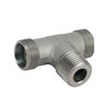 Przyłącze trójnikowe poziome, 1/2"BSPT-22x1,5 -15L