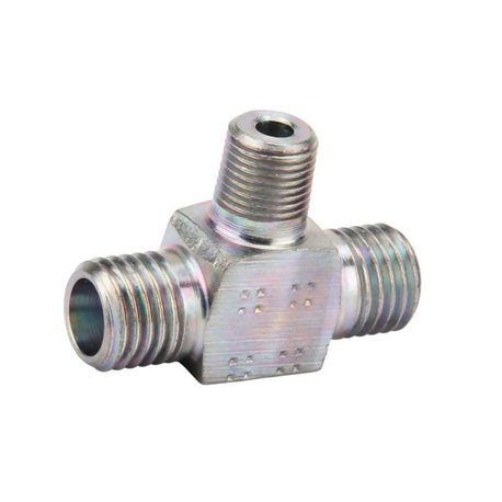 Przyłącze trójnikowe poziome, gwint przyłącza 1/8"BSPT-gwint złącza 12x1,5 -6L Voss 2016LRK18