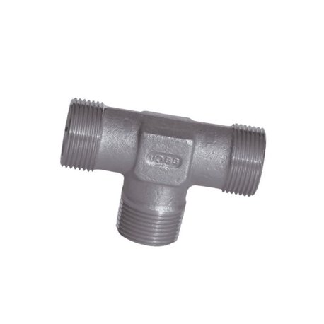 Przyłącze trójnikowe poziome, gwint przyłącza 1/4"BSPT-gwint złącza 14x1,5 -8L Voss 2018LRK14