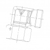Kolanko z nakrętką M36x2 25S EWSD25S Voss 8719607051293