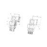 Kolanko z nakrętką M45x2 35L EWSD35L Voss EWSD35L