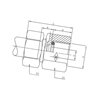 Przyłącze manometru M12x1,5 -6L -1/4"BSP Voss 8719607071741