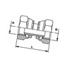 Złącze hydrauliczne AA 3/4"BSP-3/4"BSP Burnett & Hillman 520FFB12