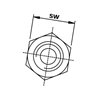 Adapter M/M 1.1/2" BSP x 2" NP VNBN2432 Burnett & Hillman VNBN2432
