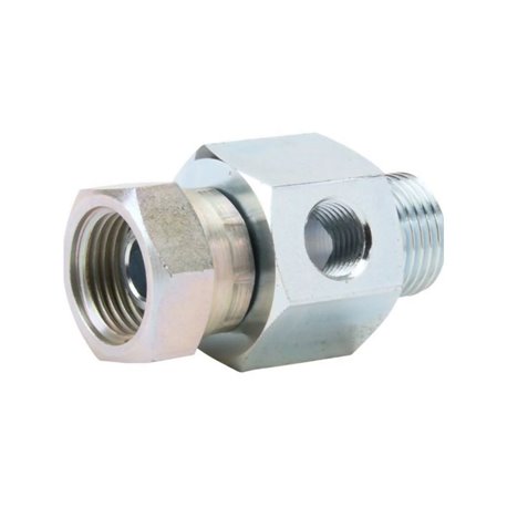 Przyłącze E, gwint przyłącza 1/2"BSP-gwint złącza 1/4"BSP z punktem pomiarowym Burnett & Hillman VNBW08M04