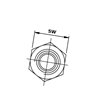 Przyłącze E, gwint przyłącza 5/8"BSP-gwint złącza 3/8"BSP Burnett & Hillman VNBW1006
