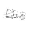 Złącze BA, gwint zewnętrzny 3/8"BSP-gwint wewnętrzny 3/8"BSP Burnett & Hillman VRB0635
