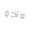 Comer Widłaki zewnętrzne- z rowkiem na wpust i otworem gwintowanym - do serii TV 151015068