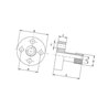 Kołnierz przyłączeniowy 40mm - 3/4"BSP Oleo Tecnica