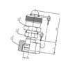 Przyłącze do węża pomiarowego M42x2,0 30S - M16x2,0 Spradow 500MDV2030S