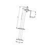 Stopka podporowa STRKRA1100FL1 Simol 8719493944228