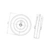 Koło stalowe 400 x 100 STR844 Simol 8719493943986