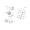 Uchwyt PCW 13 mm STR1311 Simol STR1311