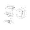 Uchwyt PCW 15 mm STR1312 Simol STR1312