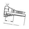 Armat.wtłacz.DN08-M14x1,5-8L PGL814 Alfagomma PGL814