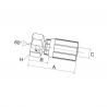 Armatura wtłaczana DN16-3/4 BSP 10G12FBSPORX Gates 5414465049910
