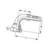 Armatura wtłaczana DN10-1/4 BSP-90°