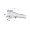 Końcówka DN10-1/4 BSP PF104 Alfagomma PF104
