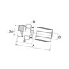 Armatura wtłaczana DN6-M16x1,5-10L 4G10MDL Gates 5412571530957