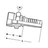 Końcówka DN10-M24x1,5-16S PS1016 Alfagomma PS1016