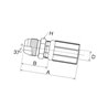 Armatura wtłaczana DN10-9/16 JIC 6G6MJ Gates 5414465892356