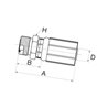 Armatura wtłaczana DN10-11/16 ORFS 6G6MFFOR Gates 5414465951305