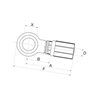 Armatura wtłaczana DN6-1/4BSP uchw. 4G4BSPBJ Gates 5412571533910