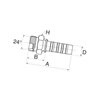 Armatura wtł. DN10-M22x1,5 6GS14MDH Gates 5412571560039