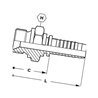Końcówka DN10-3/8 BSP paczka 4 PN106P040 Alfagomma PN106P040