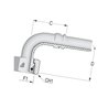 Końcówka DN10-M22x1,5-15L-90° PGLO102290 Alfagomma 8716106441389
