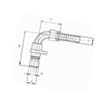 Złączka do węża DN06-13 mm 90° WEO147140604 Cejn 7391390119445