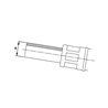 Końcówka wtłaczana prosta typ LT DIN 2352, 10 mm