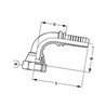 Końcówka DN08-9/16-UNF-90° PA8990L Alfagomma PA8990L