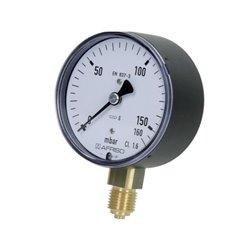 Manometr fi 63 0-016 bar, 1/4" - dół
