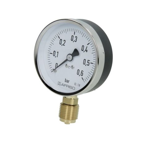 Manometr fi 80 0-0,6 bar, 1/2" - dół