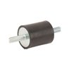 Amortyzator A, h-30mm, Ø25mm M6x18mm