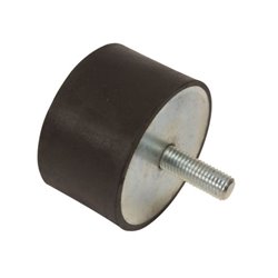Tłumik wibracji gumowy typu B, h-45mm, fi 75mm M12x35mm Egana 9897209158295