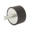 Amortyzator typu D, h-28mm, Ø50mm M10x28mm